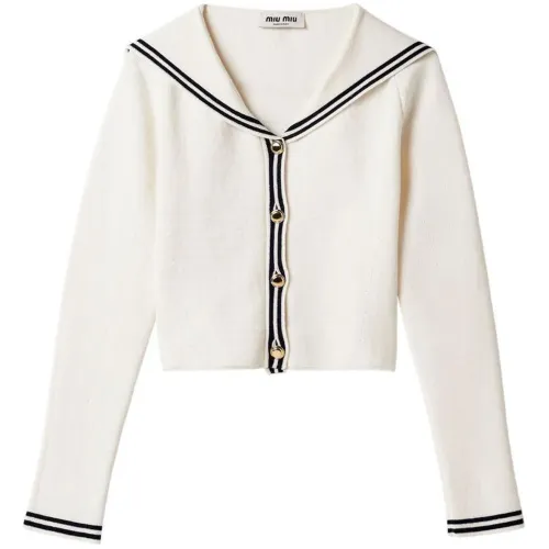 MIU MIU Sailor Knit Cardigan