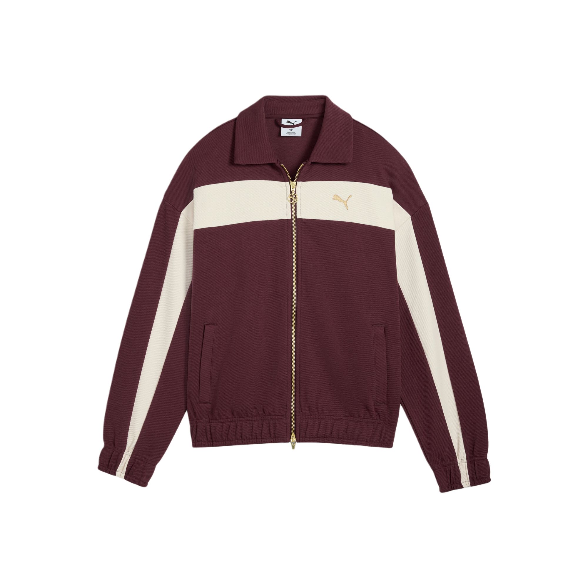 Женская куртка PUMA T7 RELAXED (бордовая)