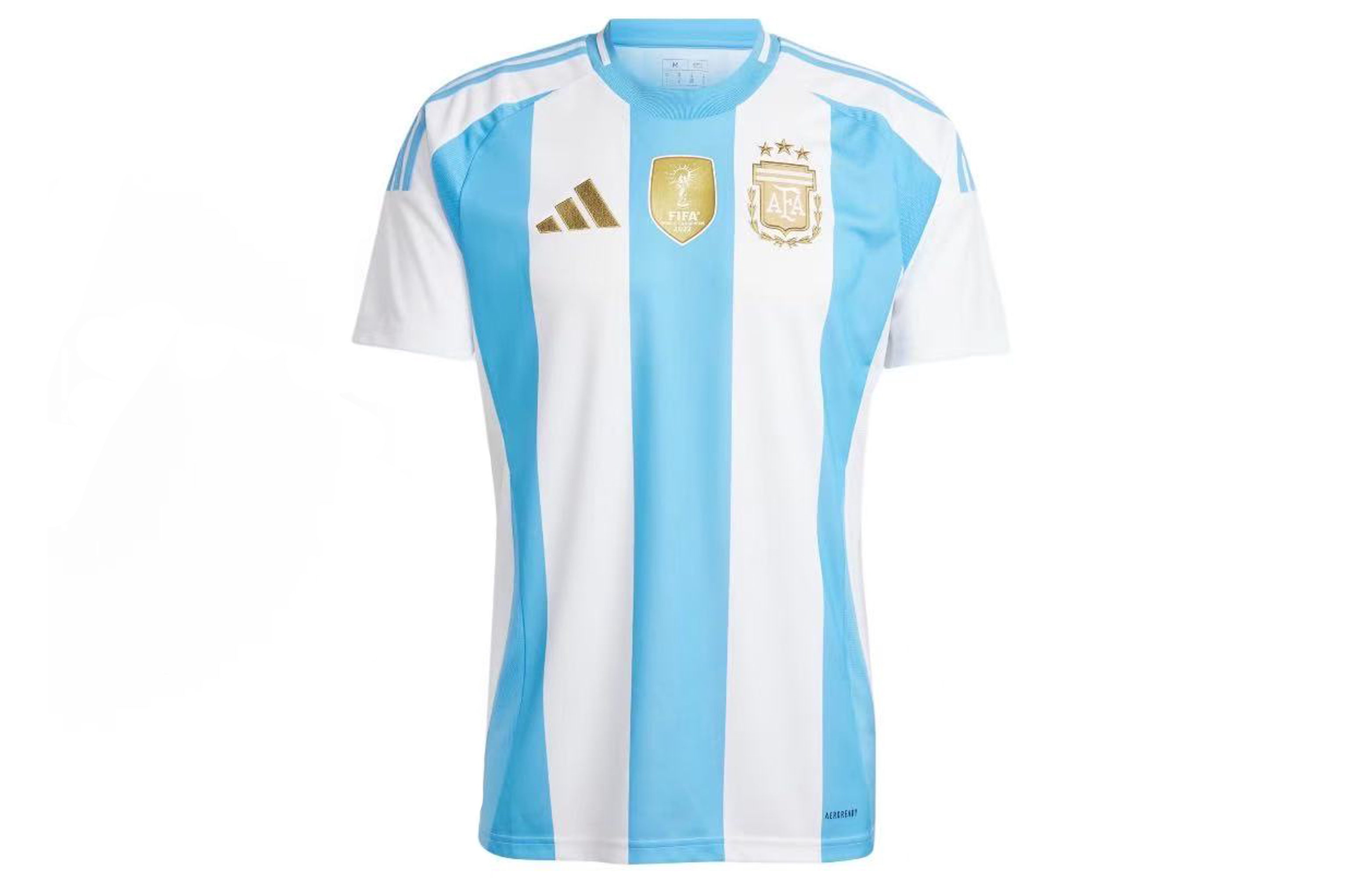 Adidas Soccer Jerseys Unisex Blue With White Lettering Moderate Straight Fit