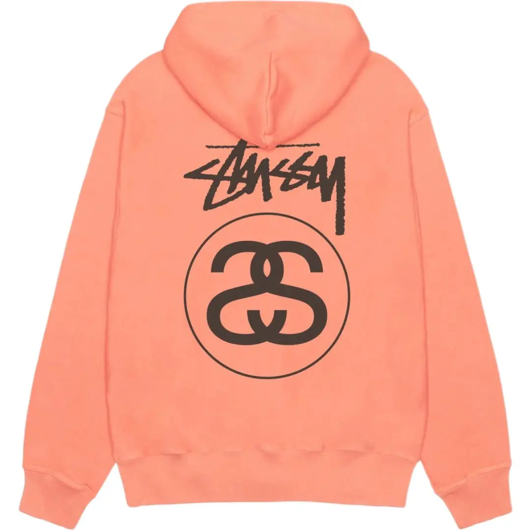 Stussy FW25 STOCK LINK HOODIE PIGMENT DYED Sweatshirt Unisex