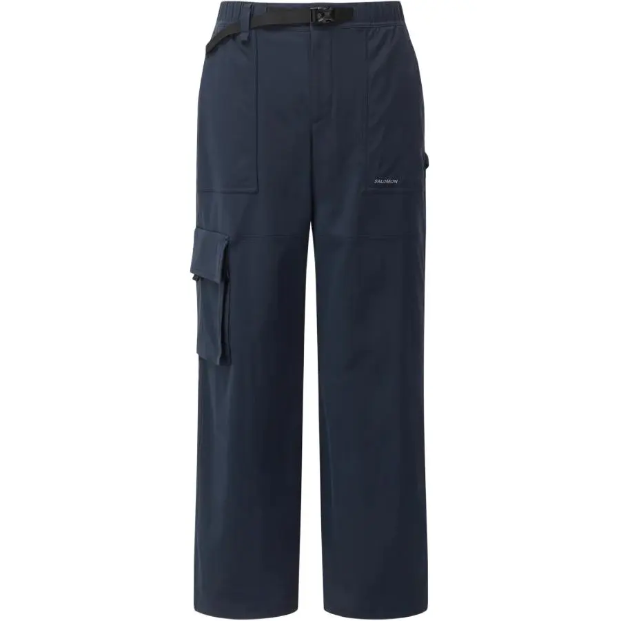 SALOMON Cargo Pants Unisex Dark Marine Blue Moderate