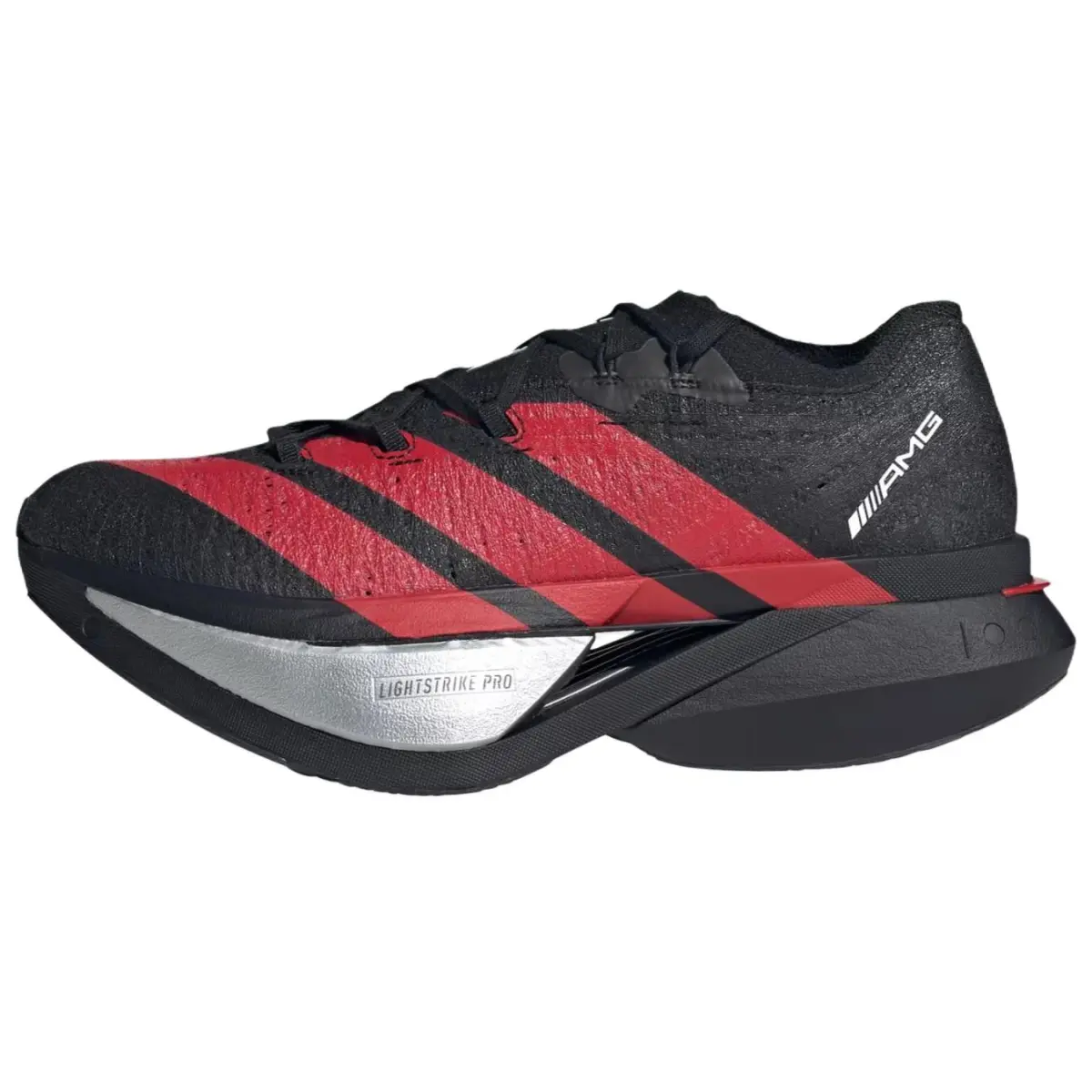 Adidas Adizero Prime X3 Strung Amg striped lace-up sneakers