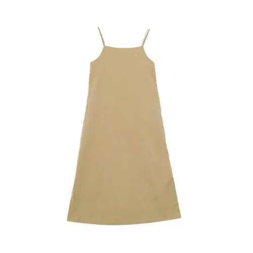PUMA Slip Dresses Women's Khaki Moderate Long