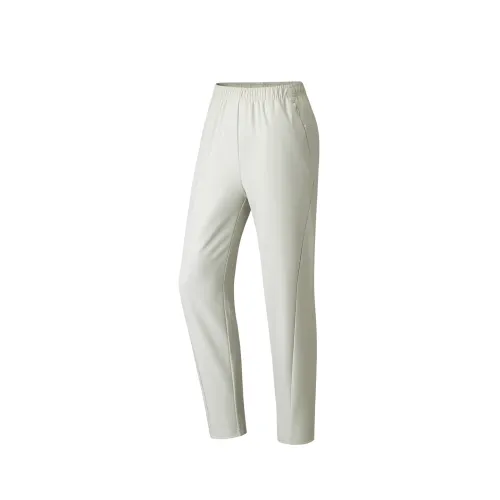 ANTA Casual Pants Women's Sand Dune Gray 2 Moderate Straight Fit Pants