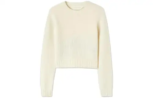 Palm Angels curved-logo wool-blend jumper