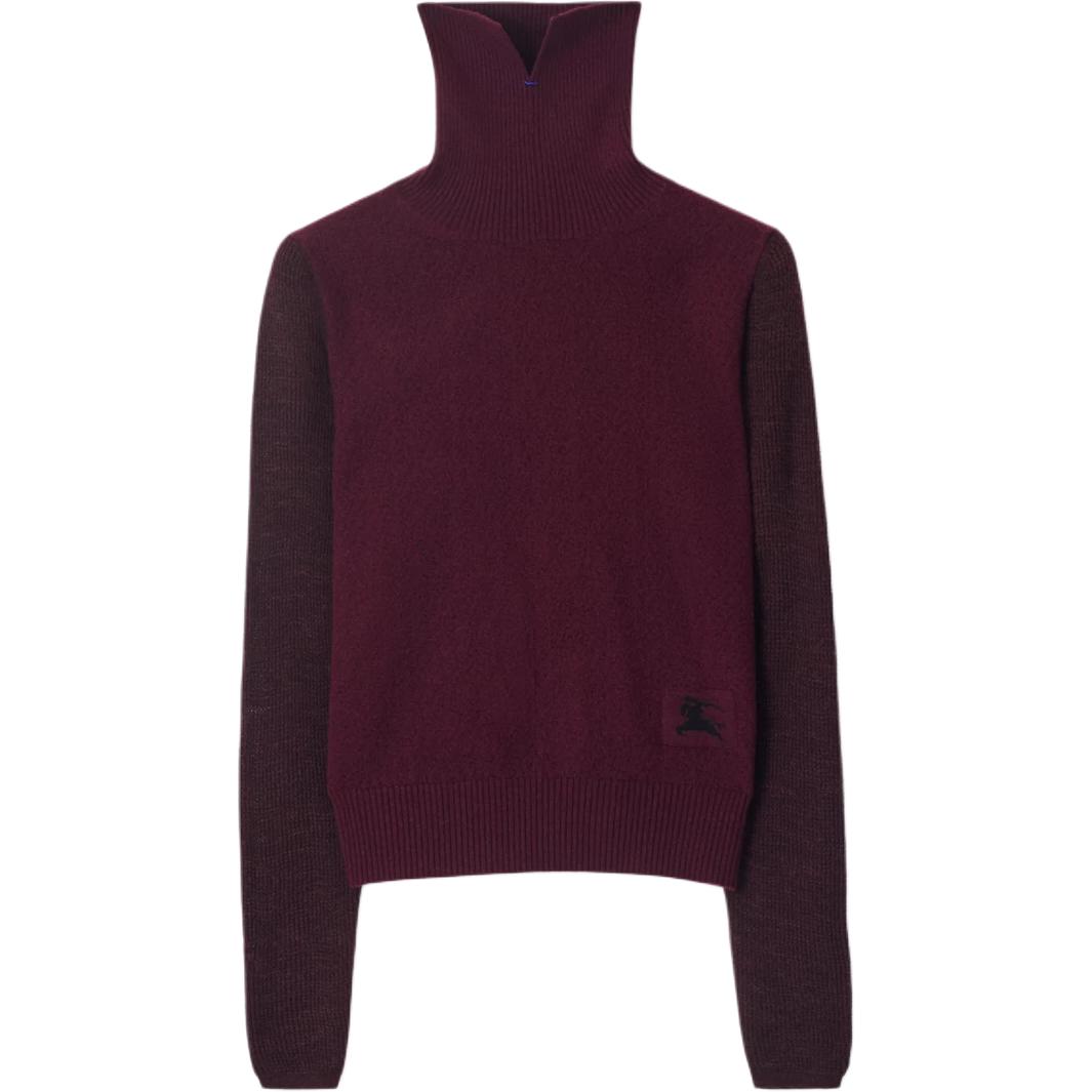Burberry Ekd Motif Turtleneck Jumper