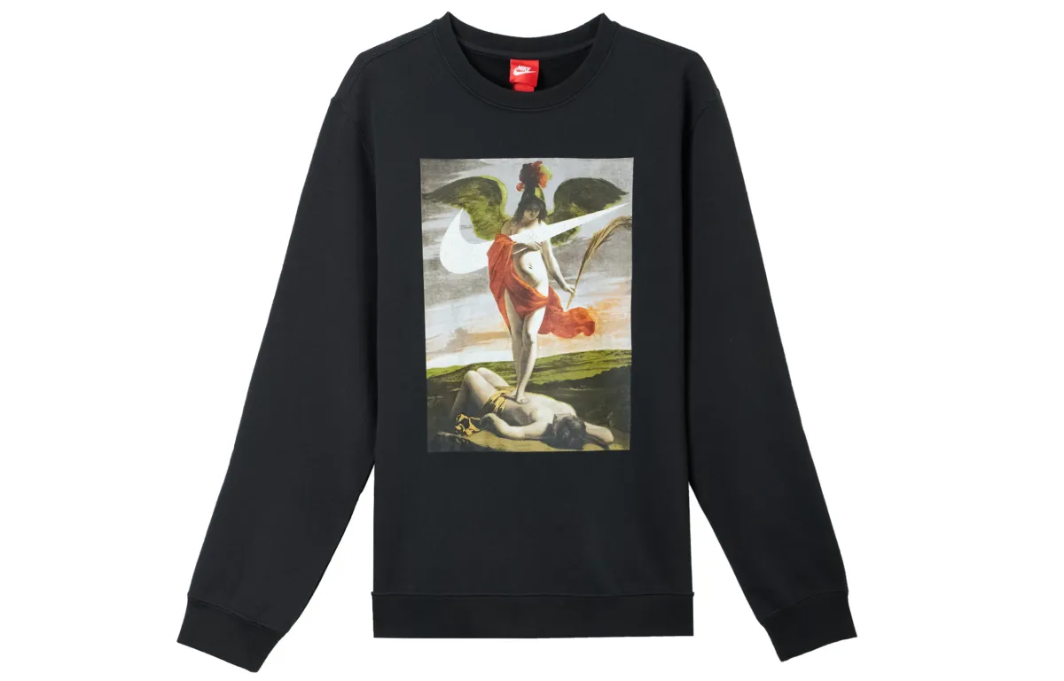 Nike Sweatshirts Men's Crew Neck Moderate Regular