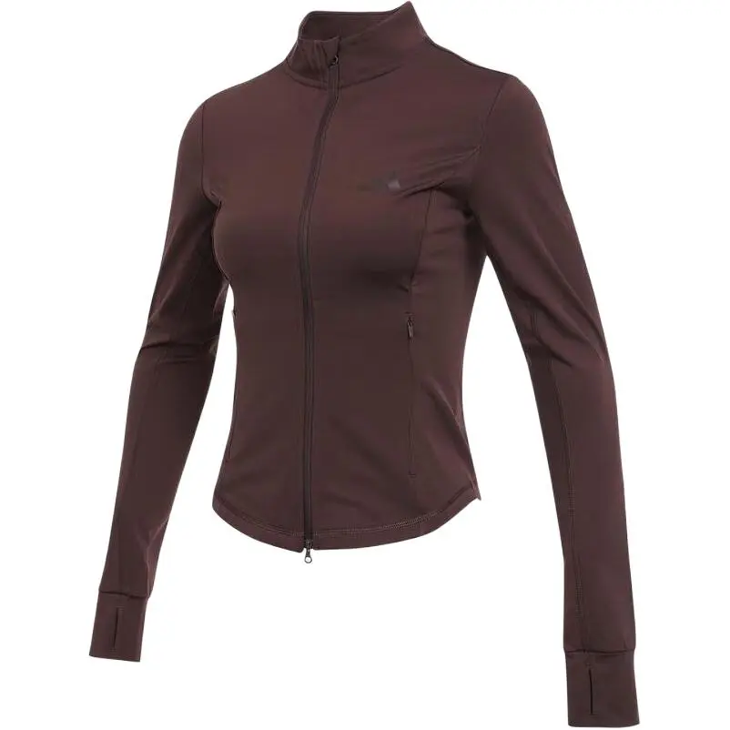 Adidas Jackets Women's Dark Brown Stand Collar Moderate Other