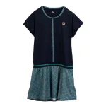 FILA Tennis Tops Women's Dark Blue Crew Neck Moderate