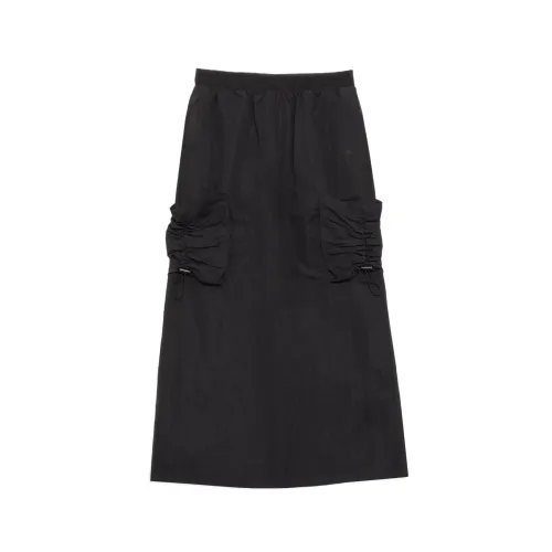 PUMA Casual Long Skirts Women's Black Moderate