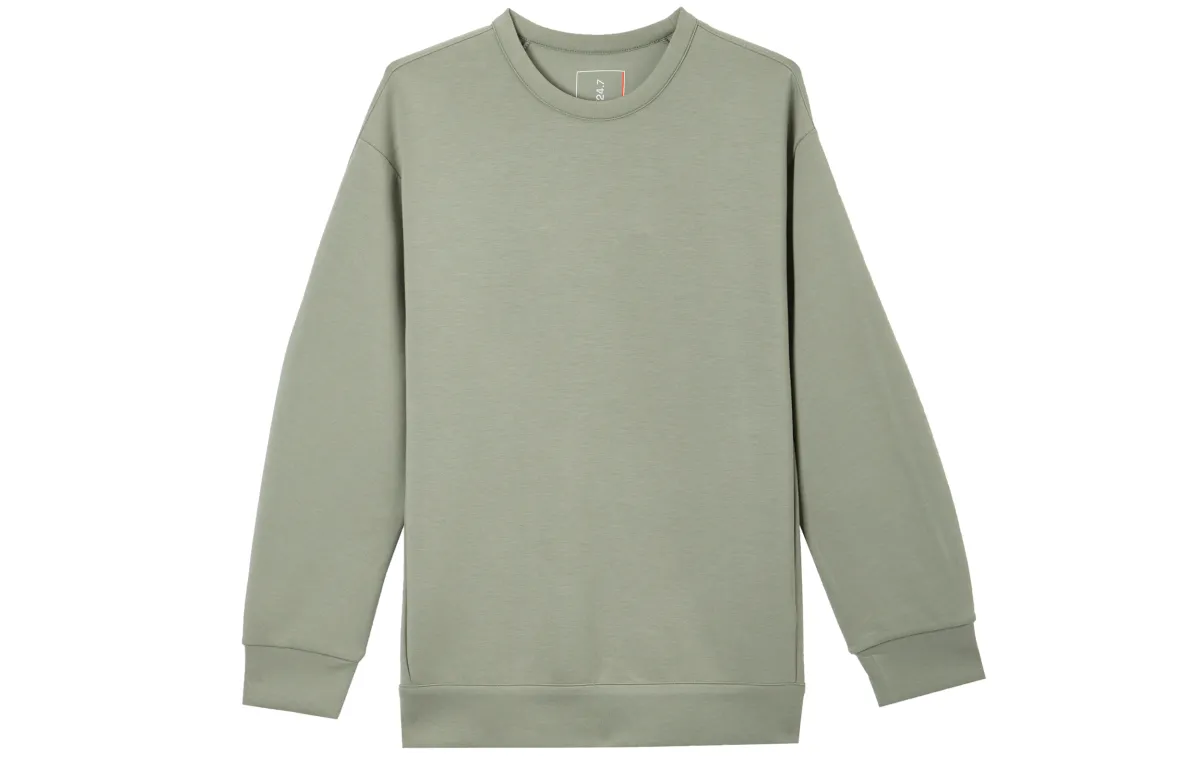 Nike Dri Fit Sweatshirt Men's Light Green Gray/Steel Green
