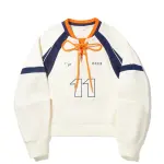 Li Ning Sweatshirts Women's M Of Pearl White/Deep Blue/Carrot Orange Moderate Regular