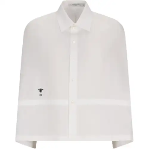 DIOR Shirts Women's White Moderate Nipped In Waist