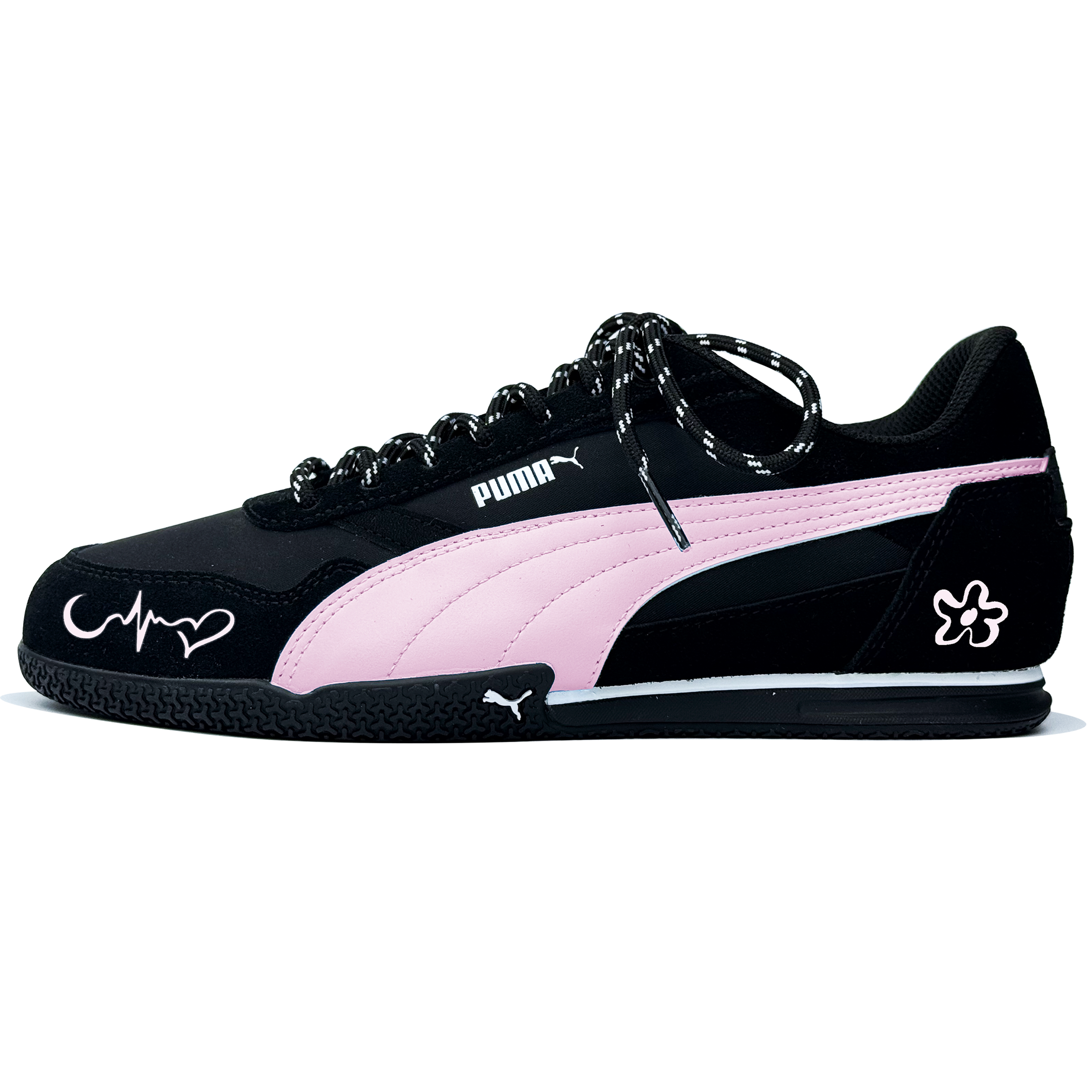PUMA BELLA DONNA Cushioning Low top Casual Shoes Women's Black Pink
