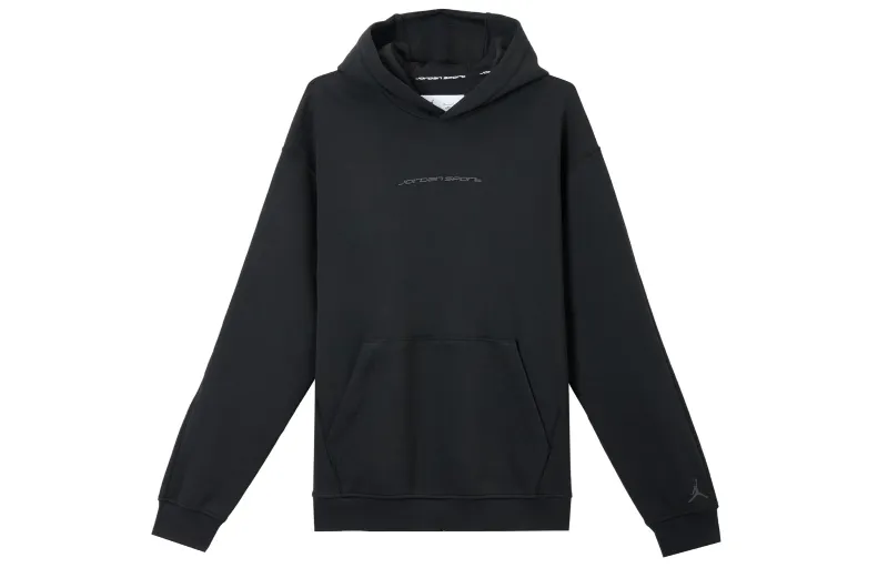 Jordan Sweatshirts Men's Black Hooded Moderate