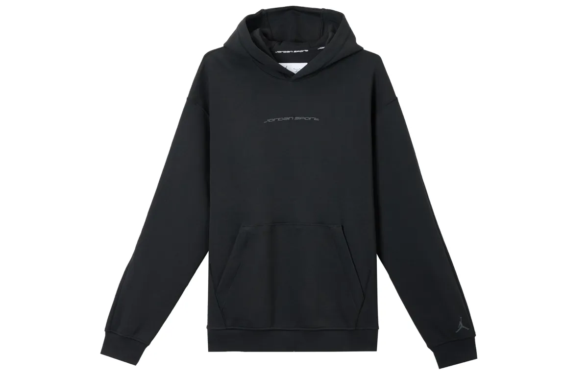 Jordan Sweatshirts Men's Black Hooded Moderate