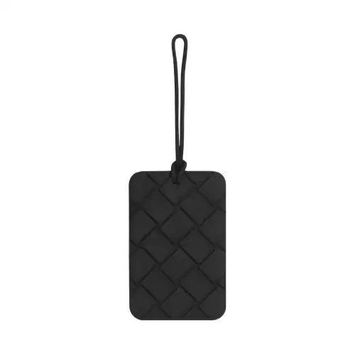 Bottega Veneta Silicone Card Holder Men's Black