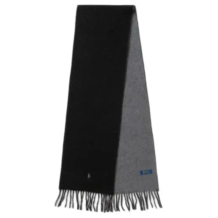 Polo Ralph Lauren Knit Scarves Men's Black/Gray