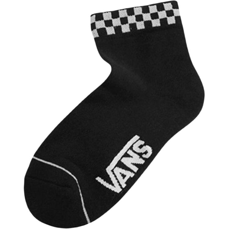 Vans PEEK A CHECK Crew Socks Unisex 3 Pack Black