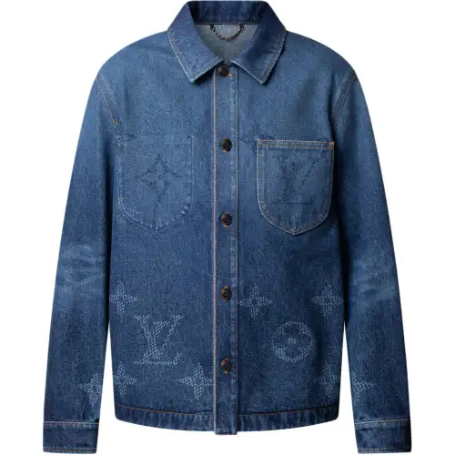 LOUIS VUITTON Monogram Denim Workwear Overshirt