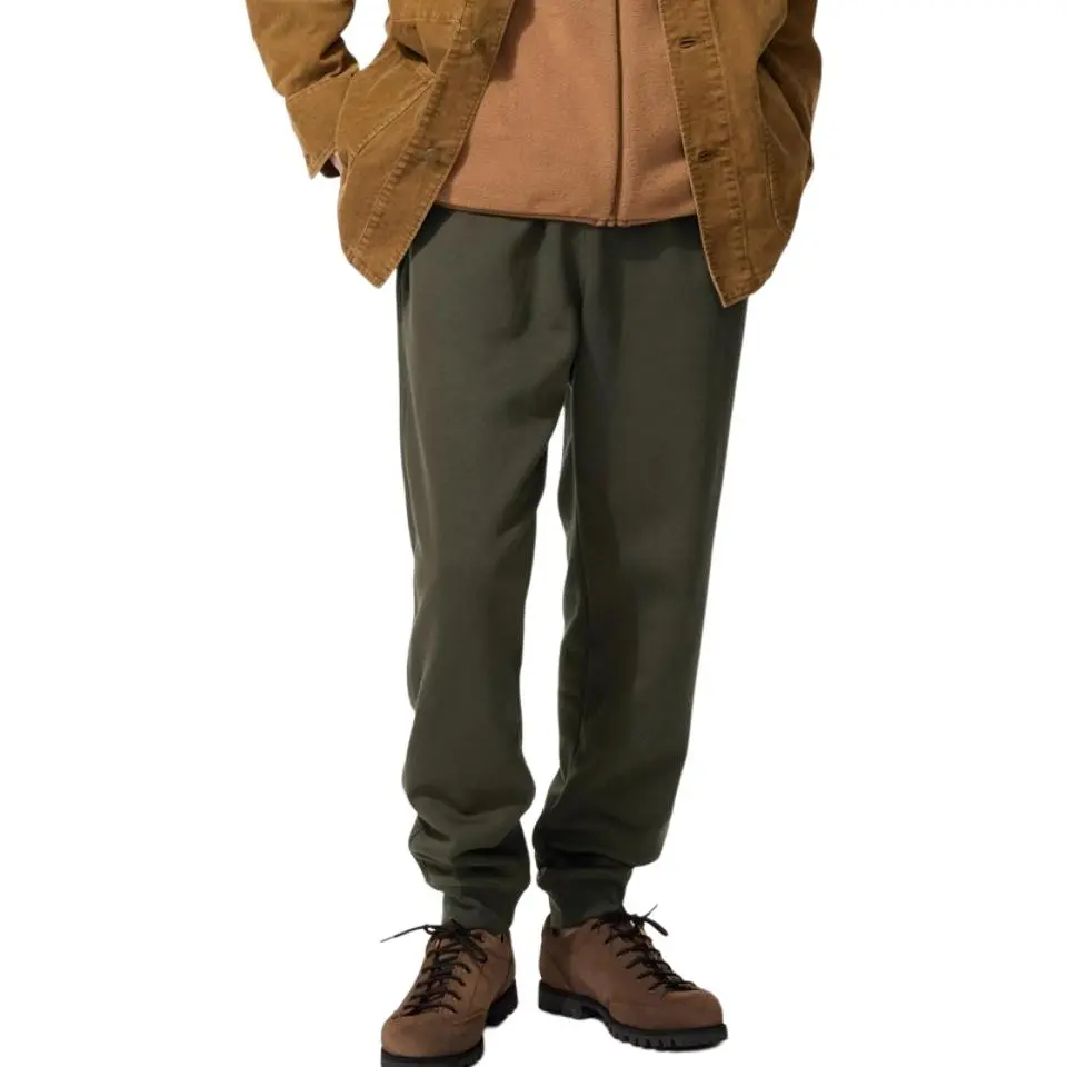 UNIQLO Comfortable And Versatile Solid Color Fleece Lined Casual Knitted Sweatpants Men's