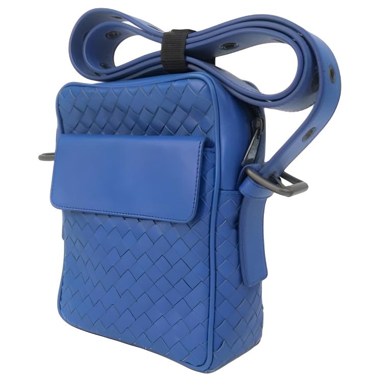 Мужская сумка Bottega Veneta (синий) — фото 2