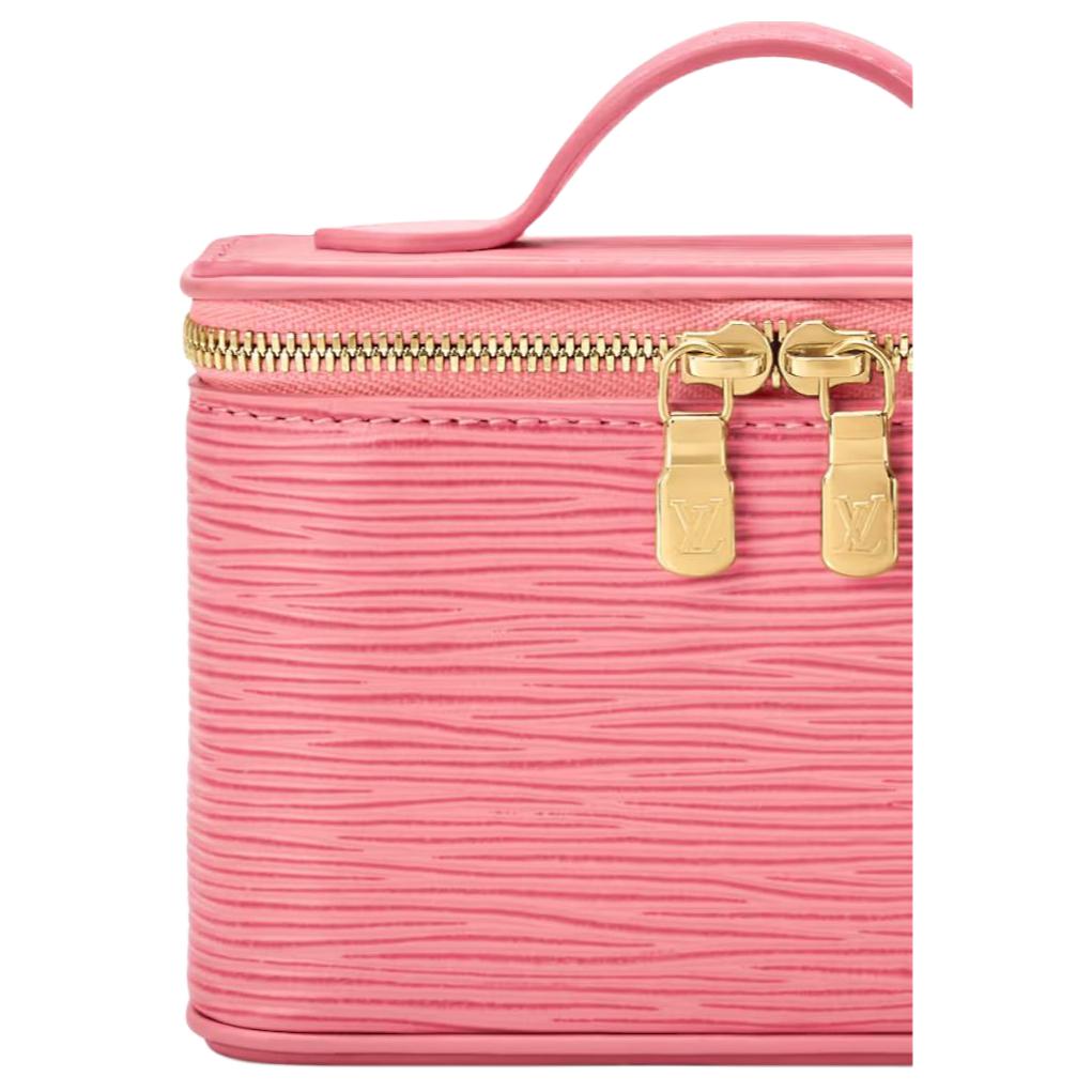 Женская сумка Louis Vuitton Nice Beauty (розовая) — фото 6