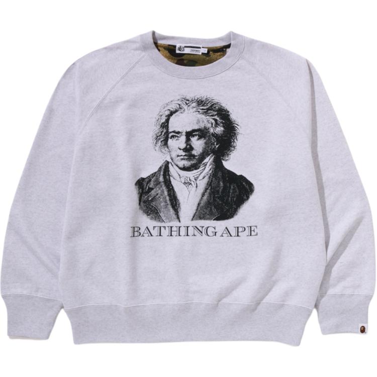 Мужской свитшот A BATHING APE (черный)