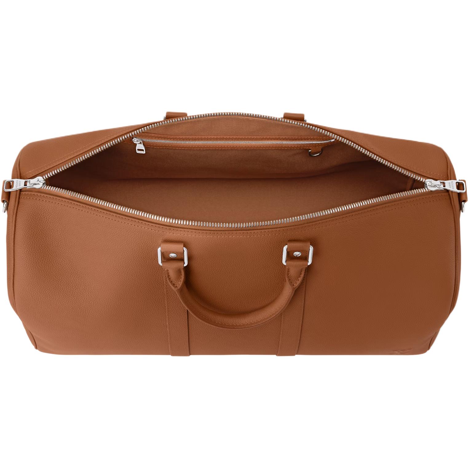 Мужская сумка Louis Vuitton keepall 50 (коричневая) — фото 4
