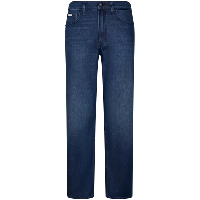 Calvin Klein Jeans Men's 3WB-Denim Blue Moderate Straight Fit Pants