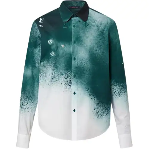 Louis Vuitton monogram print long-sleeve shirt