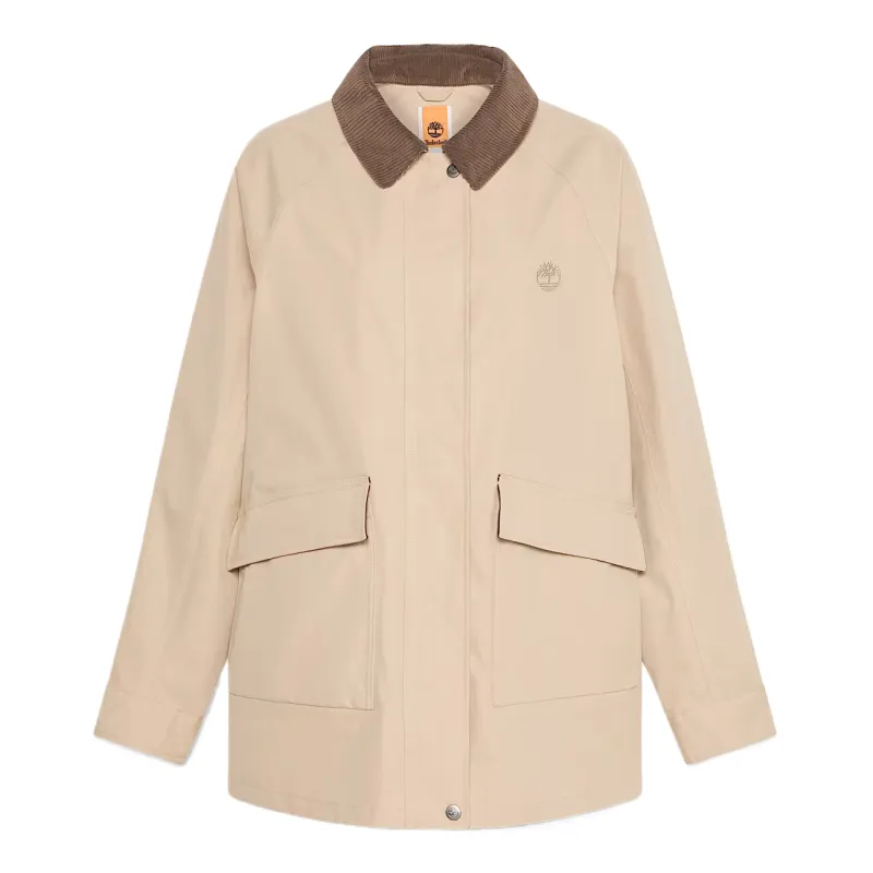Timberland Coats Women's Beige Lapel Moderate