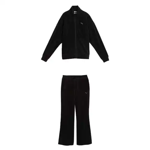 PUMA Casual Suits Women's Black Stand Collar Moderate