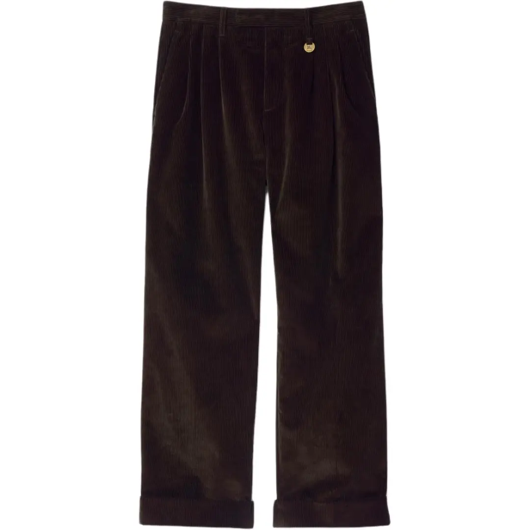 Burberry Straight-Leg Corduroy Trousers