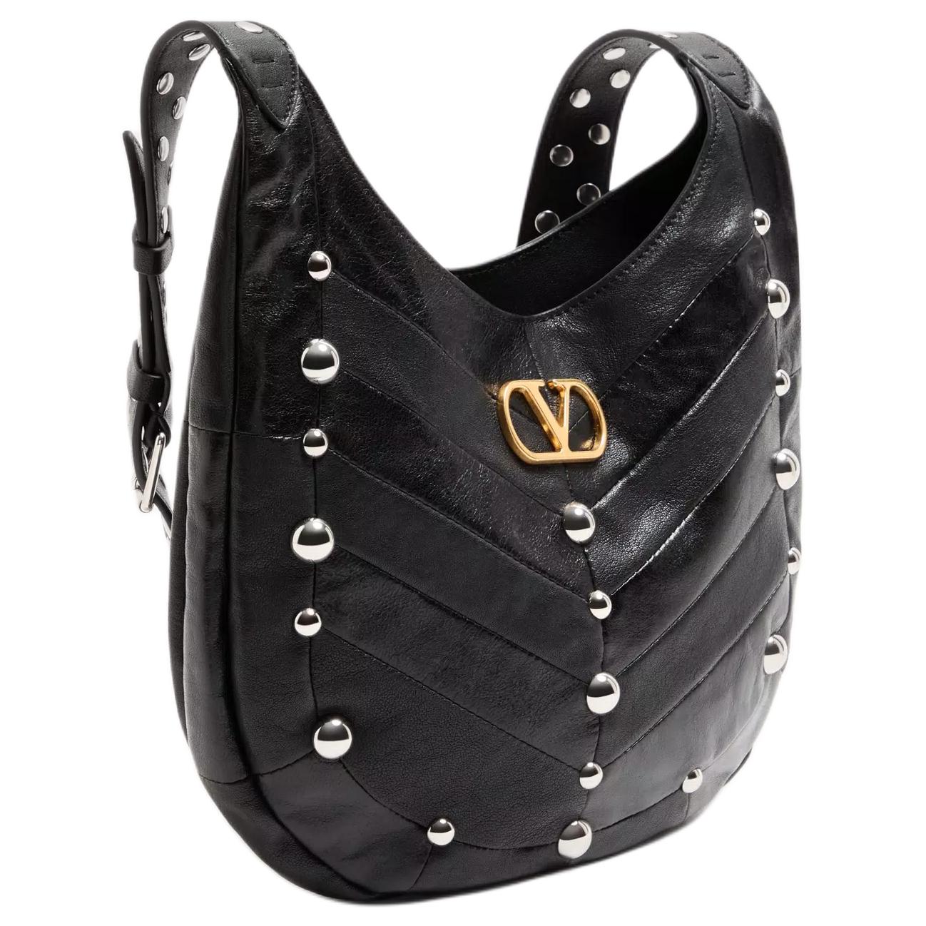 Женская сумка Valentino V (черная) — фото 2