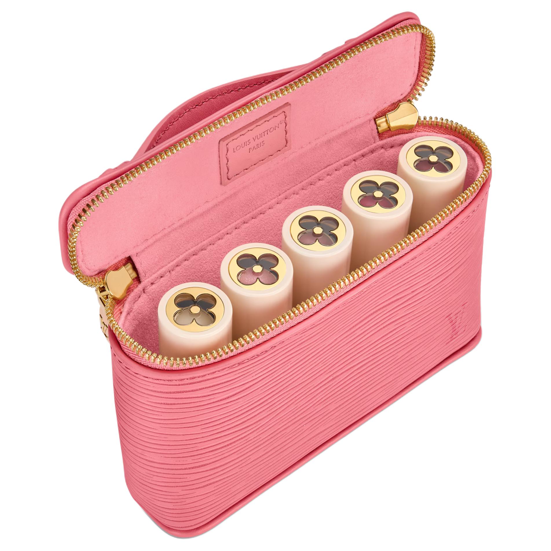 Женская сумка Louis Vuitton Nice Beauty (розовая) — фото 5