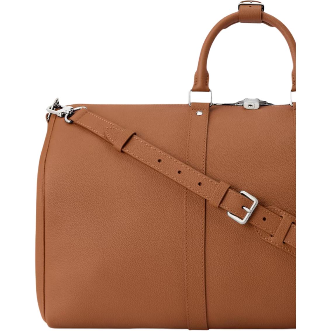 Мужская сумка Louis Vuitton keepall 50 (коричневая) — фото 5