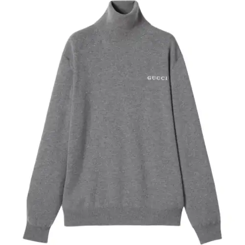 Gucci Cashmere turtleneck with intarsia