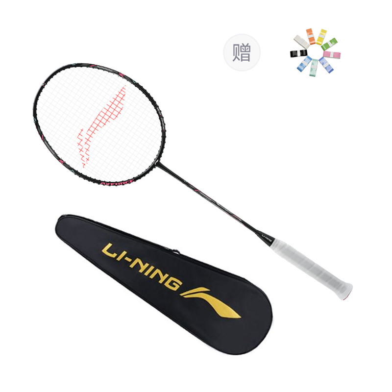 Li Ning Thunder Mini Cannon Full Carbon Badminton Rackets Offensive Type Heavy Head, Stiff Shaft Entry level