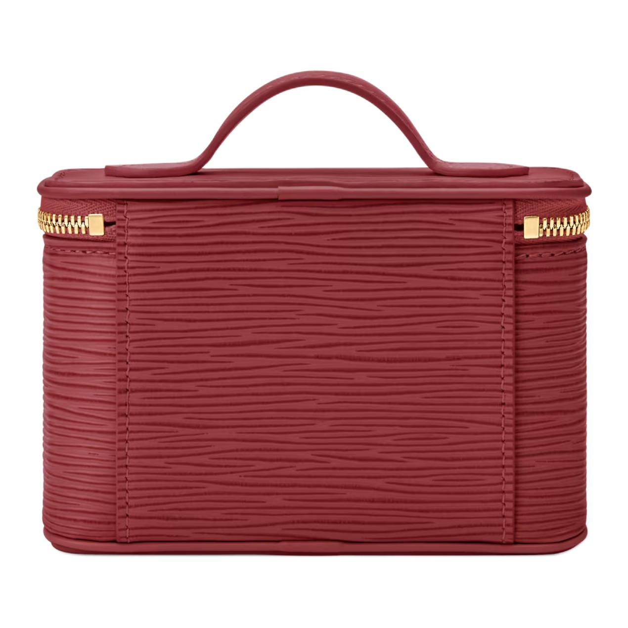 Женская сумка Louis Vuitton Nice Beauty (бордовая) — фото 3