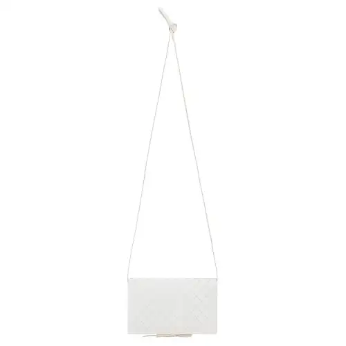 Bottega Veneta Detachable Strap Genuine Leather Shoulder Bag, Crossbody Bag Mini Women's White