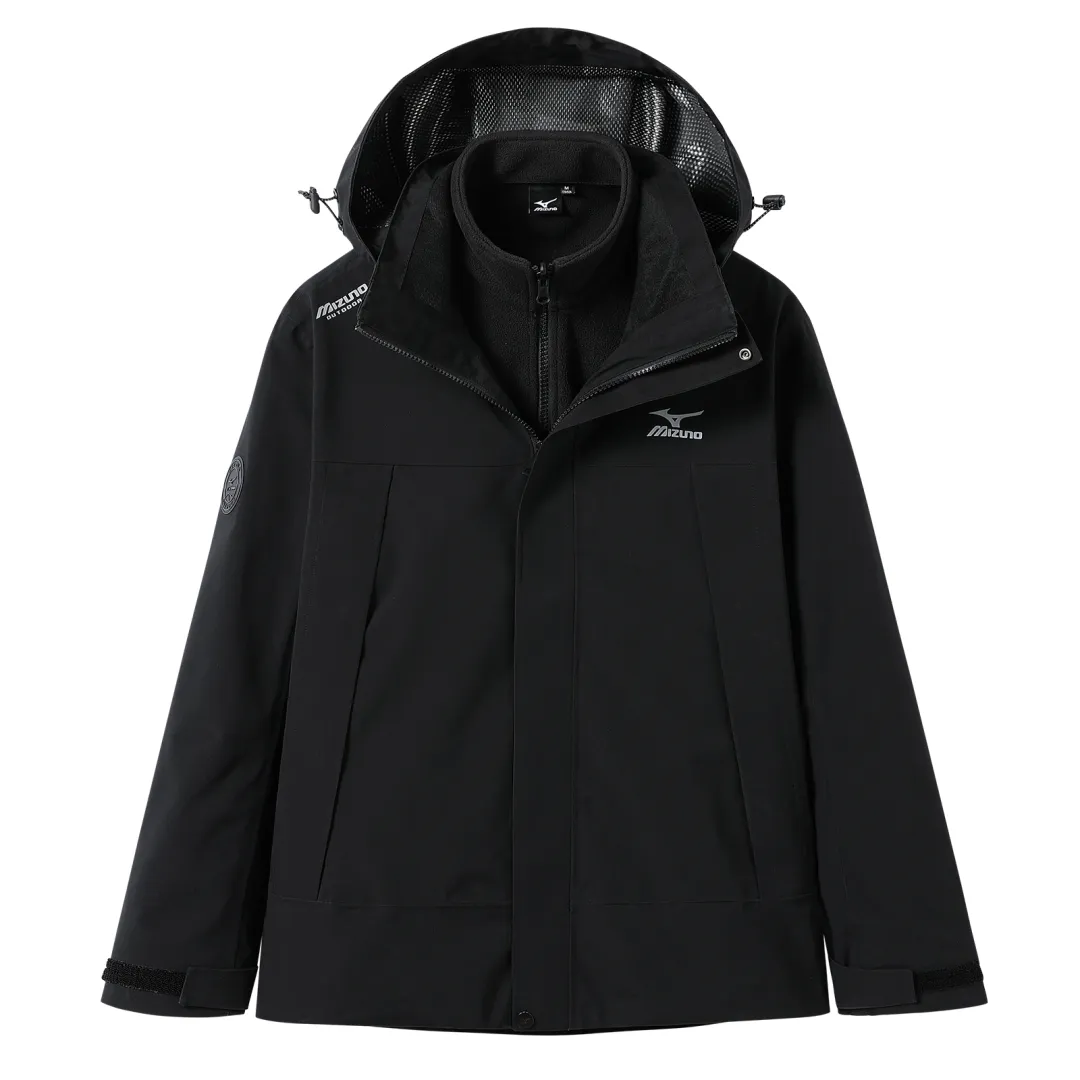 Mizuno Waterproof, Windproof, Breathable, And Thermal Windbreaker Jacket Unisex