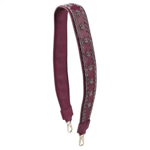 Loro Piana Detachable Strap Calfskin Bag Strap Women's Rose Red