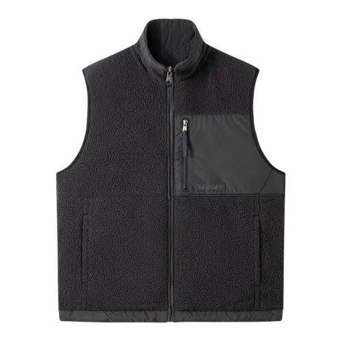 Timberland Fleece Tops Men's Stand Collar Moderate Other