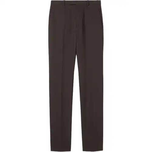 GUCCI Casual Pants Men's Dark Brown Moderate Straight Fit Pants