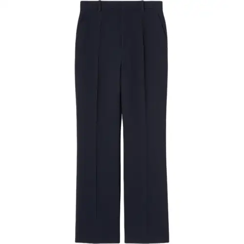 Gucci Light wool crêpe pant with embroidery