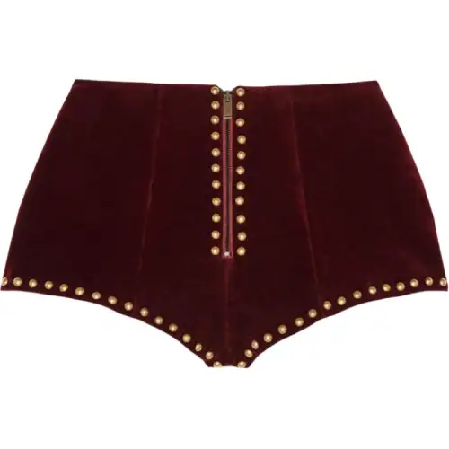 SAINT LAURENT Shorts Women's Burgundy