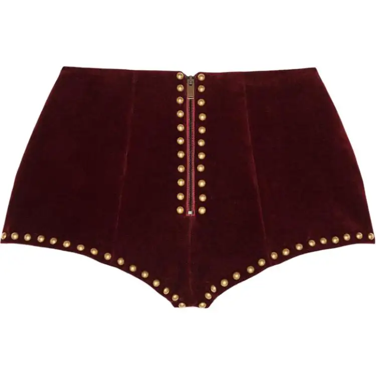SAINT LAURENT Shorts Women's Burgundy