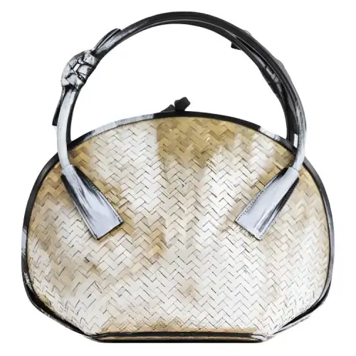 Maison Margiela Cow Leather Handbag Medium Women's Beige