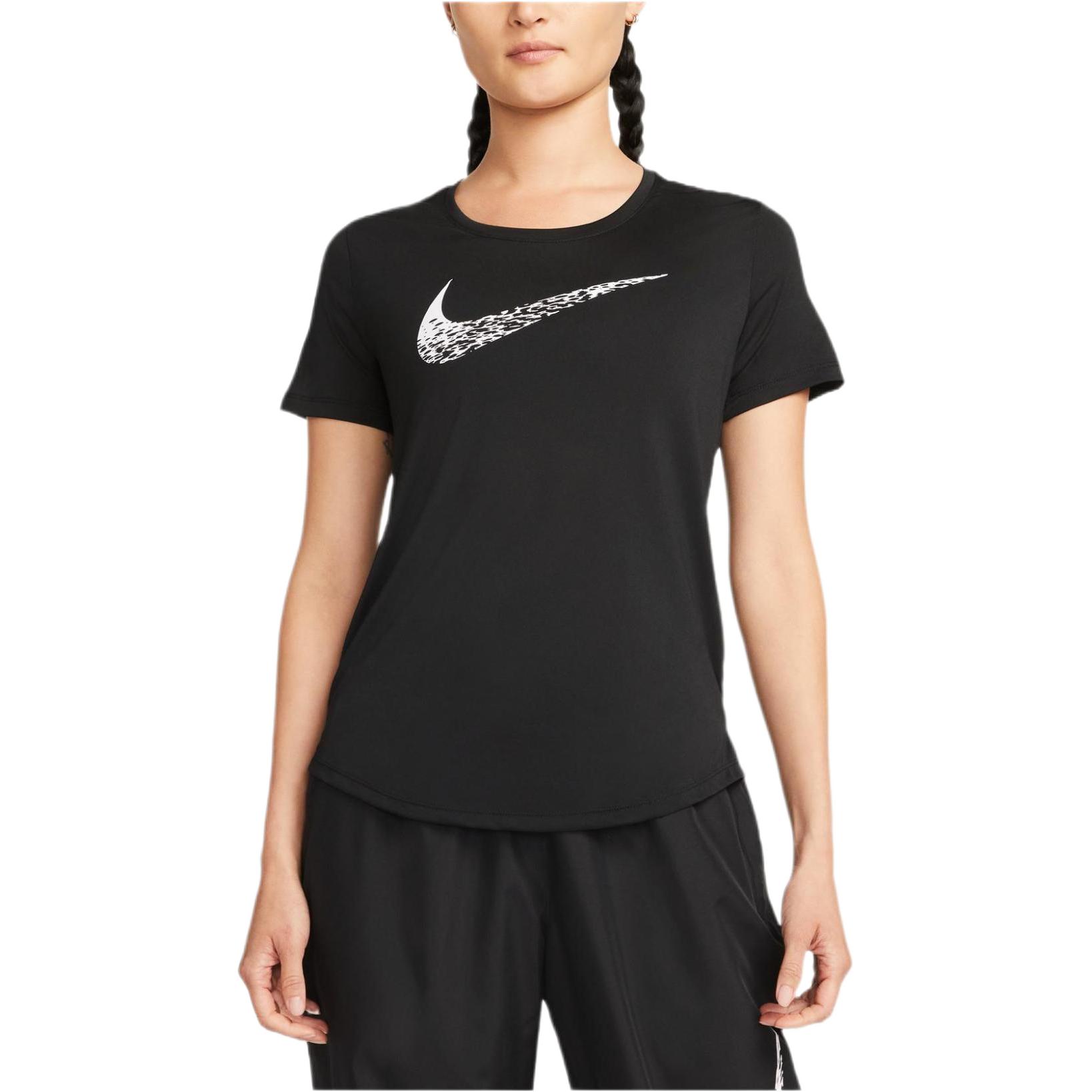 Nike Set in Sleeve Running T Shirt Women’s Black